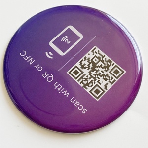 Menú de mesa de restaurante Digital de 13,56 MHz Rfid Nfc Etiqueta de menú de restaurante código Qr para platos de pedido - Product Image 3