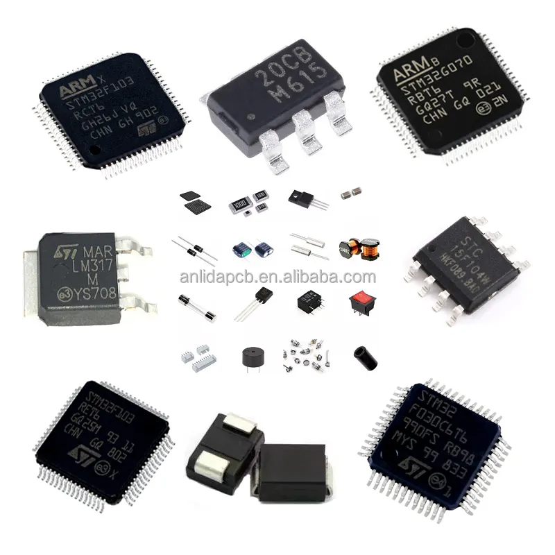 Componente eletrônico pcb pcba/peças/dispositivos bom lista serviços de fonte