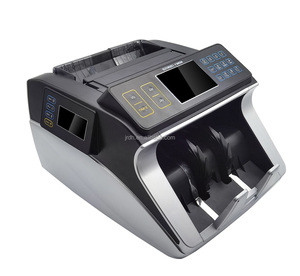 Contador de billetes de carga trasera con pantalla dual, contador de dinero, máquina contadora de dinero, detección de falsificaciones, máquina contadora de dinero - Product Image 1