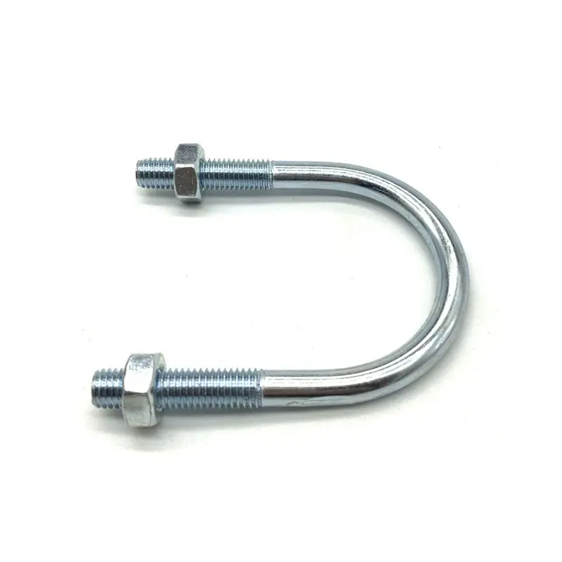 High Quality and high cost-effective from Factory supply grade 4.8 8.8 10.9 12.9 galvanized steel u bolt with Nuts