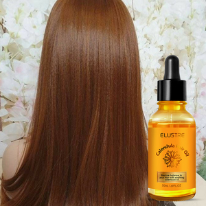 ヘアケア有機強化オイルカレンデュラフラワーオイル全ヘアタイプ専用ラベル