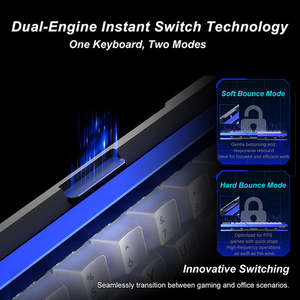 Aula AG60 Pro لوحة مفاتيح ممغنطة سلكية rt1mm 8KHz الكمون 0.00khz laming لوحة مفاتيح Esports منخفضة ل CSGO/PUBG/APEX - Product Image 3