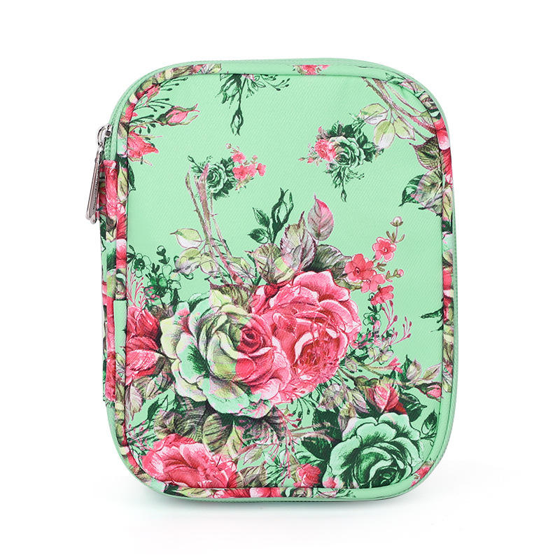 กระเป๋าถักโครเชต์ลายดอกโบตั๋น 5 ดอก