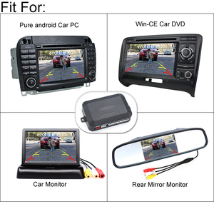GreenYi Car Video Parking <strong>Sensor</strong> with 4 <strong>Sensors</strong> <strong>Sensor</strong> <strong>Reverse</strong> Assistance Backup Radar Detector for Monitor <strong>Camera</strong> <strong>System</strong> - Product Image 2