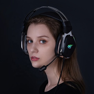 H2018U Havit Surround ses Led kablolu kulaklık mikrofon oyun kulaklığı oyun satılık Tablet Pc için 7.1 Usb - Product Image 6