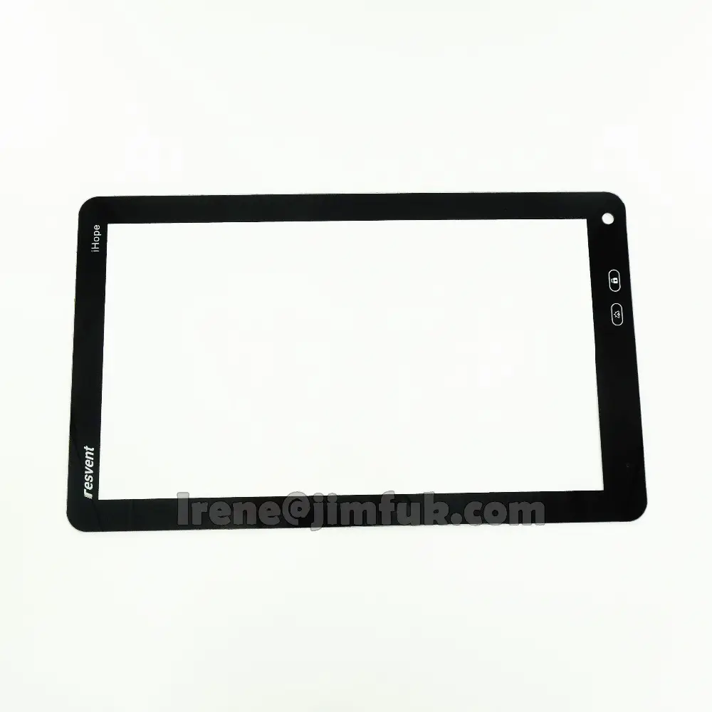 Customized anti-fingerprints electronic products tempered glass applicable to the window cover panel of TV ipad