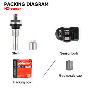 Autel MX-Sensore di 433MHZ/315MHZ Programmabile Universale TPMS Sensore Appositamente Costruito per Sensore di Pressione Dei Pneumatici di Ricambio - Product Image 5