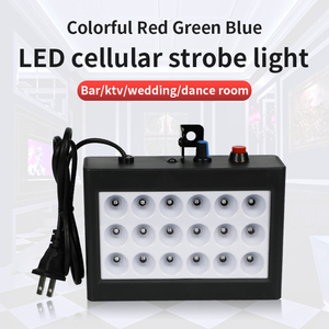 18 LED 35W parti ışıkları dj otomatik fiş sahne flaş işık ses aktif RGBW led strobe lambası kulübü KTV - Product Image 5