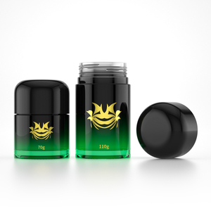 5g 50g 70g 110g leeres Glas recycelbare Flasche luftdichter Behälter zur Aufbewahrung trockener Blumen mit Deckel