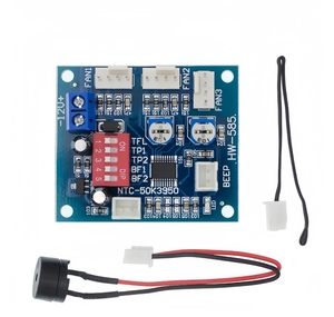 Original Dc 12v 5a <strong>Pwm</strong> Pc Cpu Board Buzzle Fan Control Speed <strong>Controller</strong> <strong>Temperature</strong> Probe