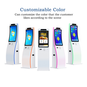 Usingwin 32'' Curved Touch Screen <strong>Queue</strong> <strong>Management</strong> <strong>System</strong> Barcode Scanner Card Reader Ticket Printer Kiosk for <strong>Public</strong> Hall