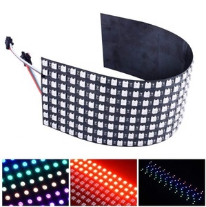 WS2812B RGB 5050SMD индивидуально Адресуемая цифровая светодиодная матричная панель 8x32 256 пикселей Гибкая FPCB полноцветная - Product Image 5