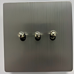 3 gang 2 way plate switch