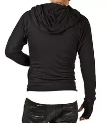 Men Fashion Side Zipper Hoodies Sweatshirts Cotton Coat Sports Jacket Diagonal Zipper Mens <strong>Assassin</strong> Tops Hoodie - Product Image 2