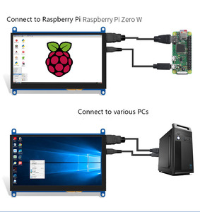 7-дюймовый ЖК-модуль HDMI Raspberry Pi, дисплей высокой четкости, емкостный сенсорный экран, портативный дисплей TFT, Промышленный контроль - Product Image 5