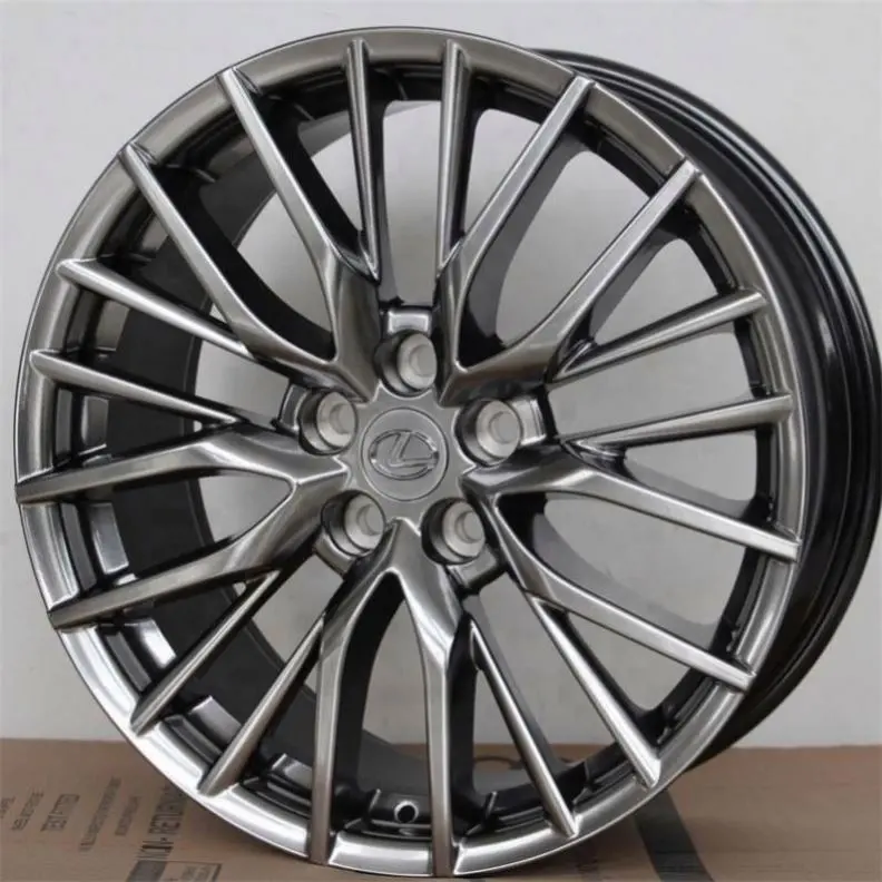 Flrocky Matt Black Replica Alloy Wheel 18*7.5 19*8.0 20*8.0 inch wheel 5*114.3 for LEXUS