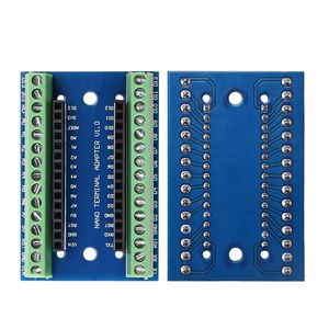 NANO V3.0 Controller Terminal Adapter Erweiterungs karte NANO IO Shield Einfache Verlängerung platte für Arduino AVR ATMEGA328P