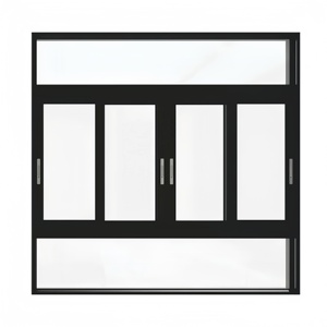 Customized Aluminum Alloy Three-Track Double Tempered Insulation Glass Sliding <strong>Window</strong> American Style Sliding <strong>Window</strong> for Sale - Product Image 2