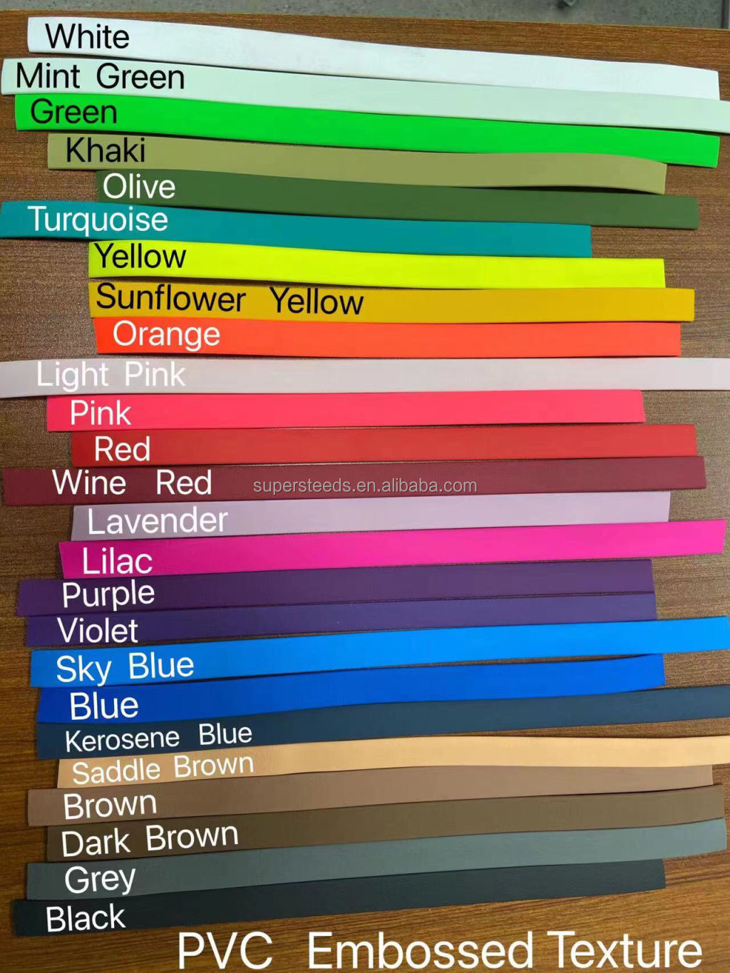 20 plus de couleurs différentes