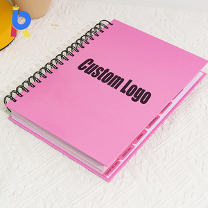 Cuaderno de negocios diario planificador espiral Tapa dura impresión personalizada con impresión de logotipo personalizado - Product Image 4