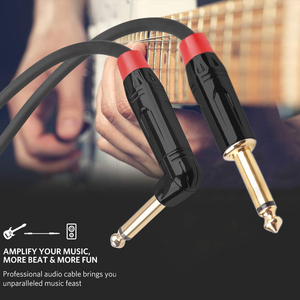 Fabrika OEM gitar parçaları konektörü 1M 3m 10M gitar <span class=keywords><strong>Amp</strong></span> kablo elektrik enstrüman bas bas gitar için <span class=keywords><strong>Amp</strong></span> kablo
