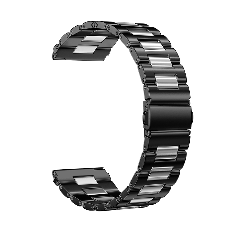 Hw-negro plata-tres cuentas i-band