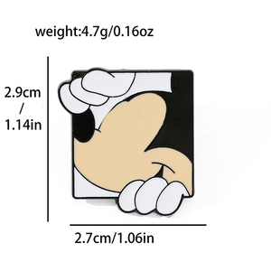Bán Buôn Pins Phim Hoạt Hình Dễ Thương Sáng Tạo Trâm Tuyệt Vời Nhà Nhân Vật Kim Loại Huy Hiệu - Product Image 2