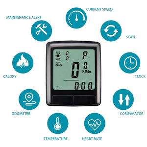 Bicycle <strong>Cycle</strong> <strong>Computer</strong> Bicycle Speedometer and Odometer Waterproof <strong>Cycle</strong> Bike <strong>Computer</strong> With Heart Rate Monitor - Product Image 5