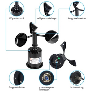 RIKA RK100-02-anemómetro de salida analógica para exteriores, Sensor de velocidad de viento y aire para agricultura - Product Image 2