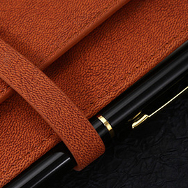 Inserto de tarjeta A5 Funda de cuero Bolsillo Hebilla magnética Cuero Diario personalizado Multifunción Bloc de notas de negocios Cuaderno con hebilla - Product Image 6