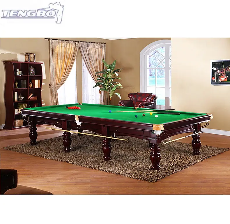 Standard internazionale struttura in legno massello ardesia di marmo più economico 9ft 10ft 12ft UK tavoli da biliardo snooker in vendita