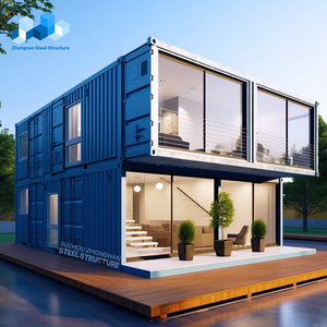 Romanya fransa surinam için tuvalet ve havuz ile prefabrik nakliye konteyneri ev 2 katlı bina modüler prefabrik ev - Product Image 4