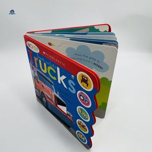 免费样品工厂定制印刷书籍中国幼儿触摸和感觉板声音音频毛毡书籍 - Product Image 2