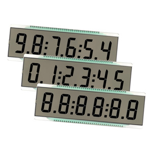 Schermo per moduli LCD statici digitali SJXD-T73161H personalizzato a 7 segmenti con punto decimale prezzo all'ingrosso - Product Image 1