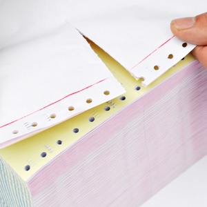 Papel de impresora continua de impresión de 3 capas, venta al por mayor, rollo de 3 capas, libro de factura, formulario de papel Ncr sin carbón con un precio más barato - Product Image 6