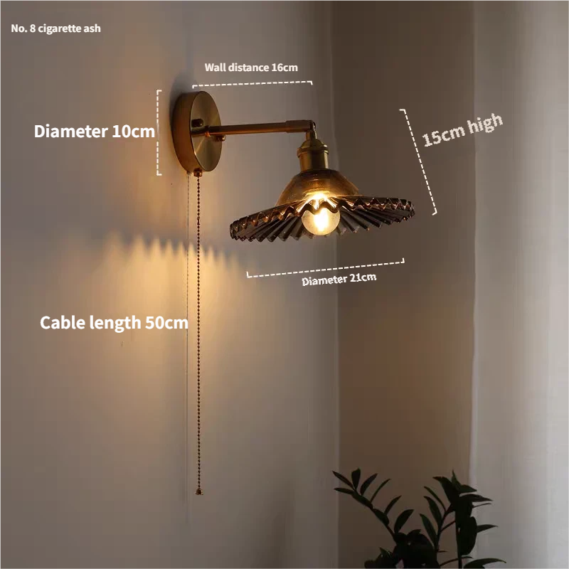 NO 8 Gris fumée + LED 4W