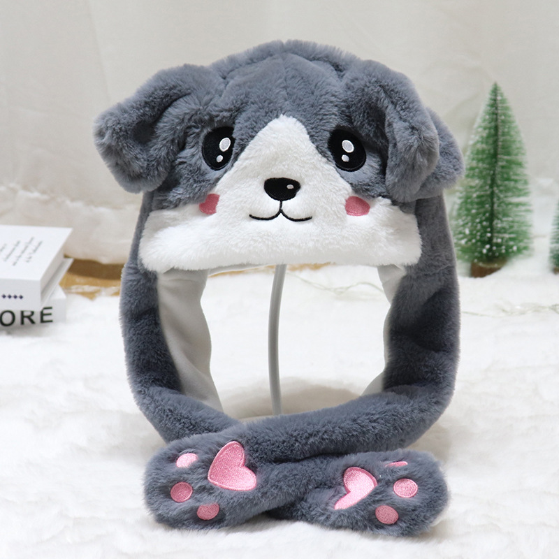 Sombrero de husky. Mueve