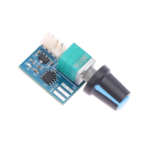 Controlador de velocidad del ventilador de un solo canal de 12V CC, controlador de velocidad PWM, Control de Motor de 25KHZ con potenciómetro giratorio para ajustar 4 pines - Product Image 3
