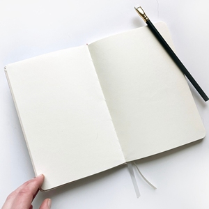 Formato personalizzato A5 foglio di lino goffrato matrimonio voti libretto per cucire rilegatura diario bianco taccuino coperto di lino diario per scrivere - Product Image 3