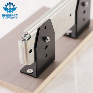 Rechter Winkel plus fester Block schwarze Halterung L-förmige Spezialwinkeleisen-Hardware verbundenes Schrift lager für Hochleistungs-Gleit schiene - Product Image 3