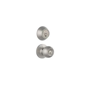 ドアハンドルとシングルシリンダーDeadboltロックとキーコンボパック - Product Image 2