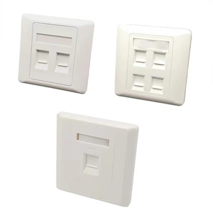 86 tipo 1/2/4 porte presa per Computer pannello interfaccia cavo presa RJ45 modulo di rete piastra a muro informazioni frontalino del Computer - Product Image 2