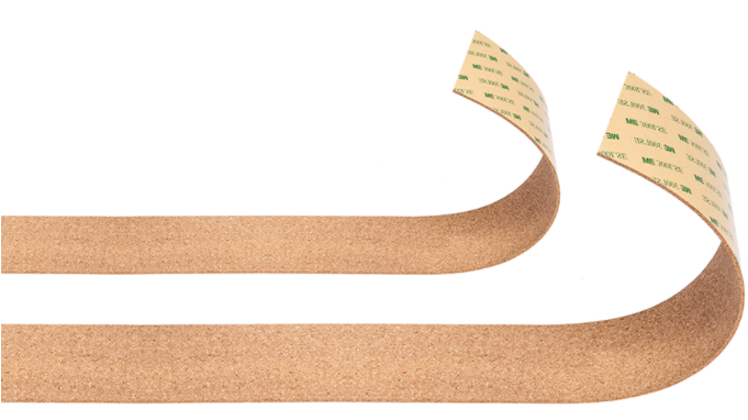 Brown/Wooden Running Track Cork Mat XL (2 pieces)