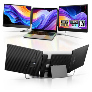 Mac、Wins、Dex、Chromeに対応するラップトップトリプルポータブルLEDモニター用の新製品ポータブルスクリーンエクステンダー - Product Image 1