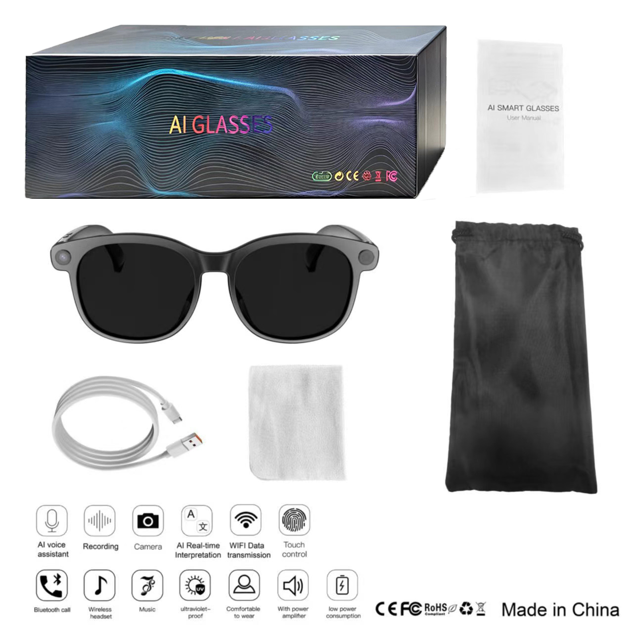 Black sunglasses