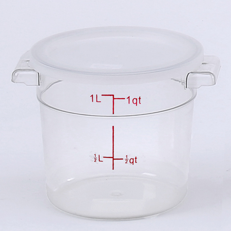 ภาชนะทรงกลม 1 ลิตร ขนาด 154*127 มม.
