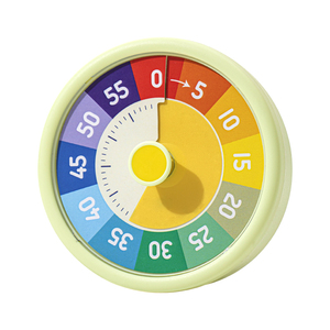 Zhongnaier vendita calda da 60 minuti Timer visivo di alta qualità Timer da cucina personalizzato semplice conto alla rovescia orologio da studio coreano - Product Image 2