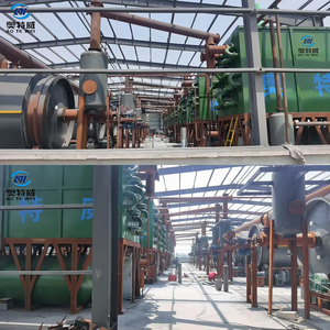 Mini Pyrolysis Pilot makine atık lastik fırın yağı tek elden çalışan atık lastik ısıl bozunum tesisi yakıt yağı üretim hattı - Product Image 2