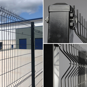 Ucuz Houston 3D yeşil gizlilik çit ağı PVC ve demir çerçeve dekoratif Yard öğeleri bahçeleri parklar kaynaklı tel örgü demiryolu eskrim kapısı - Product Image 3