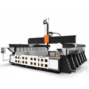 Enrutador CNC de 5 ejes a gran escala Jinan Supercnc para moldeo de espuma para coches, patrón de barco de madera, mecanizado, Motor de Control Syntec, PLC - Product Image 6